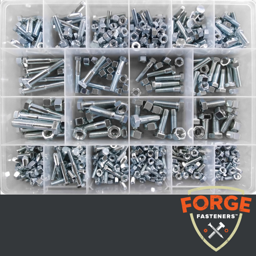 KIT BOLT/NUT UNC G5 & G8 ZP (XTRA LARGE)